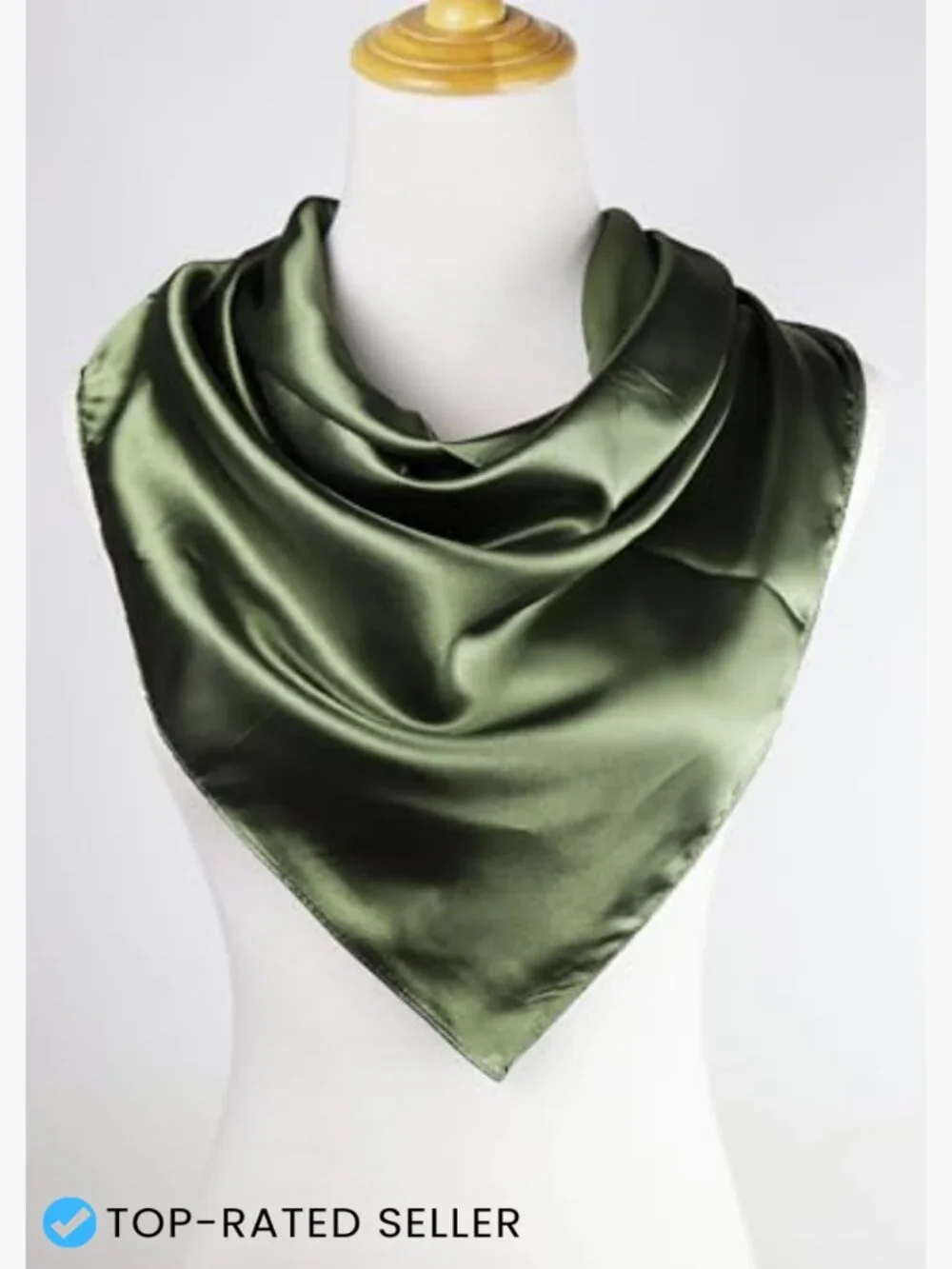 Satin Hair Scarf Square Silk Like Bandana Neck Scarf Headwrap All Season